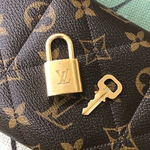 Authentic Louis Vuitton Lock and Key